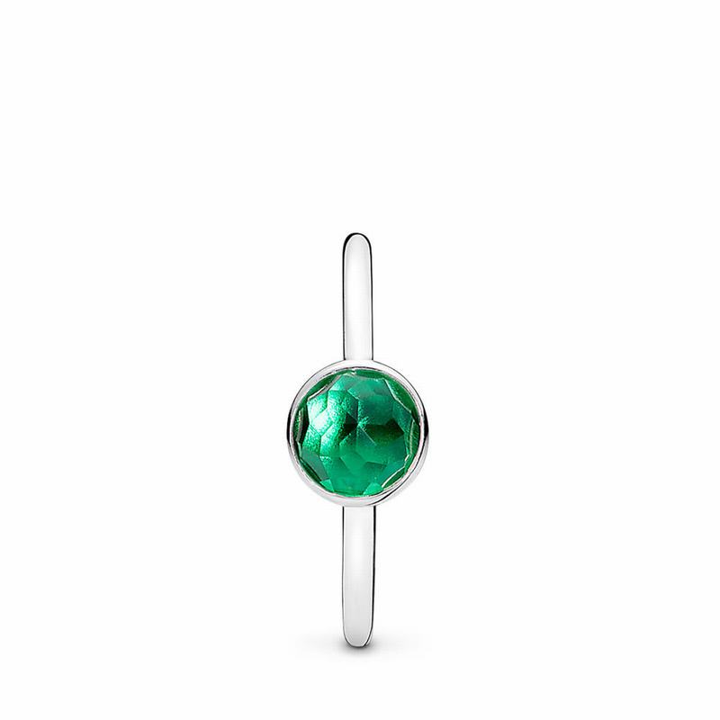 Pandora May Droplet Stackable Ring Silver Egypt RC9604873